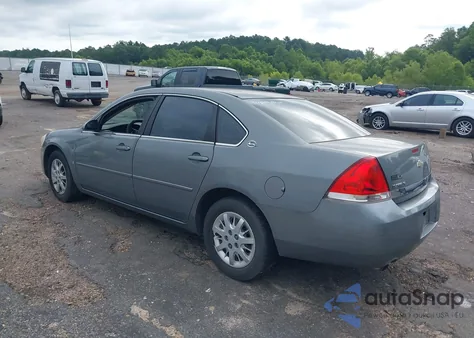 2007 Chevrolet Impala Police из США, поврежденный, VIN 2G1WS55R579240694